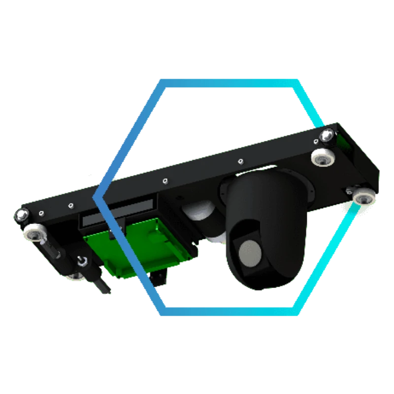 Caméra Raildome vue 3D
